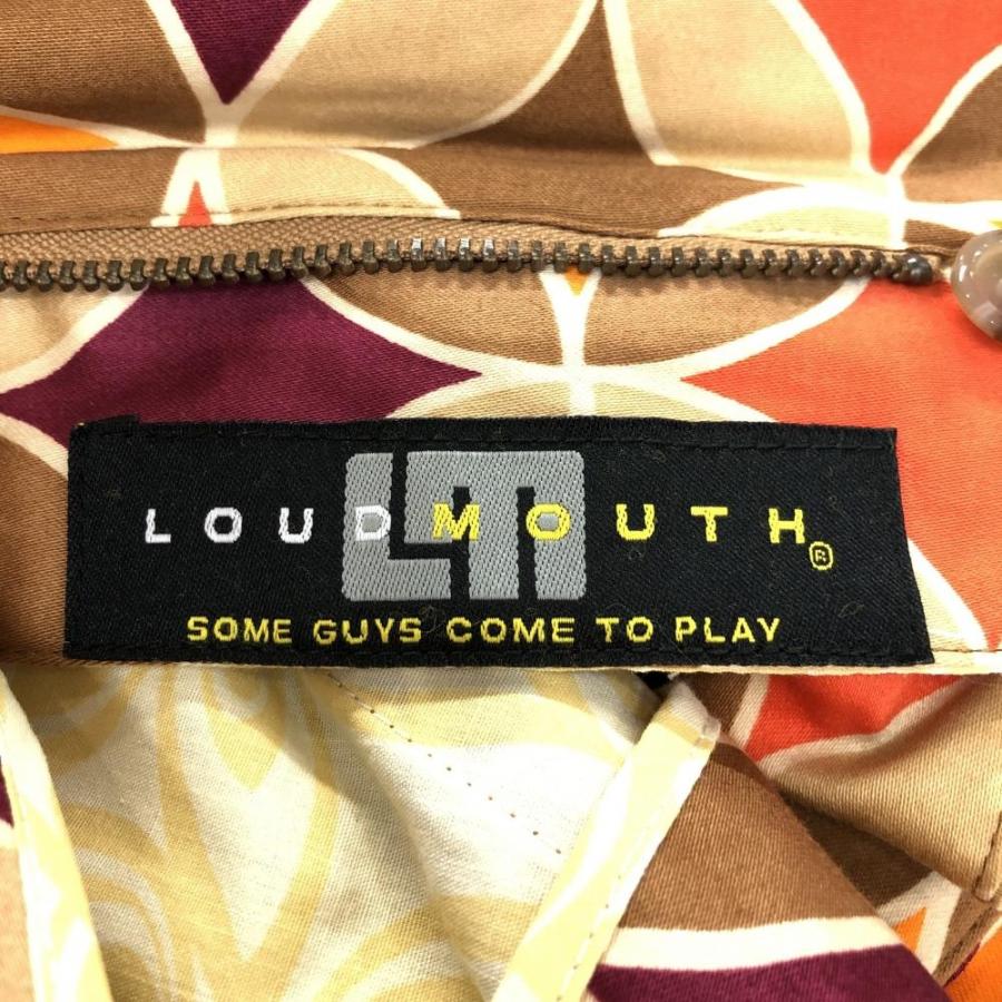 LOUDMOUTH ラウドマウス パンツ ブラウン×オレンジ 総柄