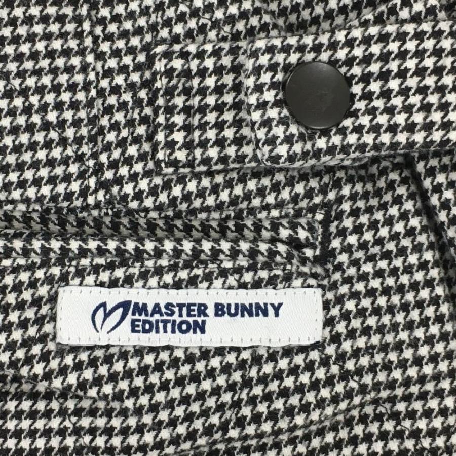 MASTER BUNNY EDITION マスターバニー 中綿パンツ 黒×白 千鳥格 MASTER BUNNY EDITION マスターバニー 中綿パンツ 黒×白 千鳥格
