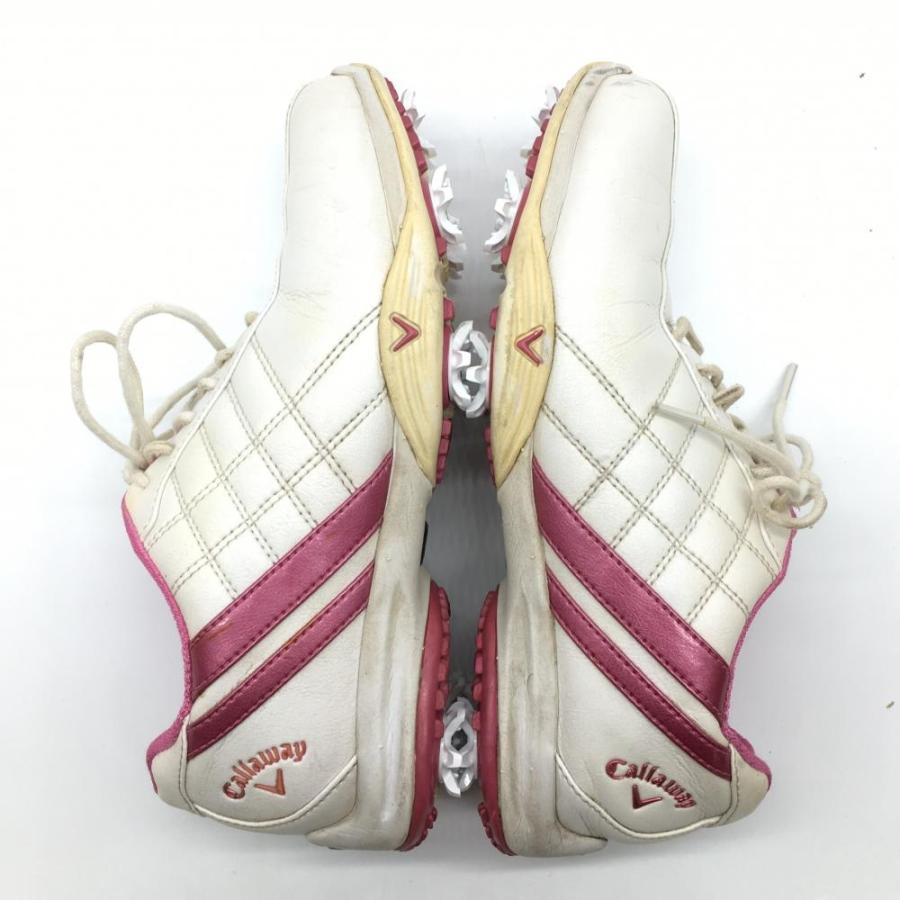 Callaway（キャロウェイ） ゴルフシューズ 白×ピンク JVW803