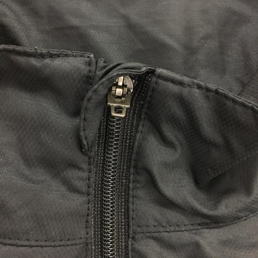 NIKE（ナイキ） 2WAYジャケット 黒×オレンジ 袖着脱可 フルジップ