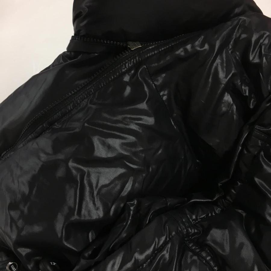 バーバリーゴルフ ダウンジャケット 黒 フード取り外し可 メンズ L