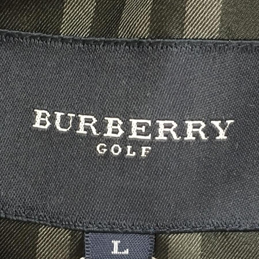 バーバリーゴルフ ダウンジャケット 黒 フード取り外し可 メンズ L
