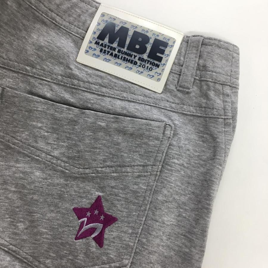超美品】マスターバニー パンツ 杢グレー 裏ナイロン レディース 2(L
