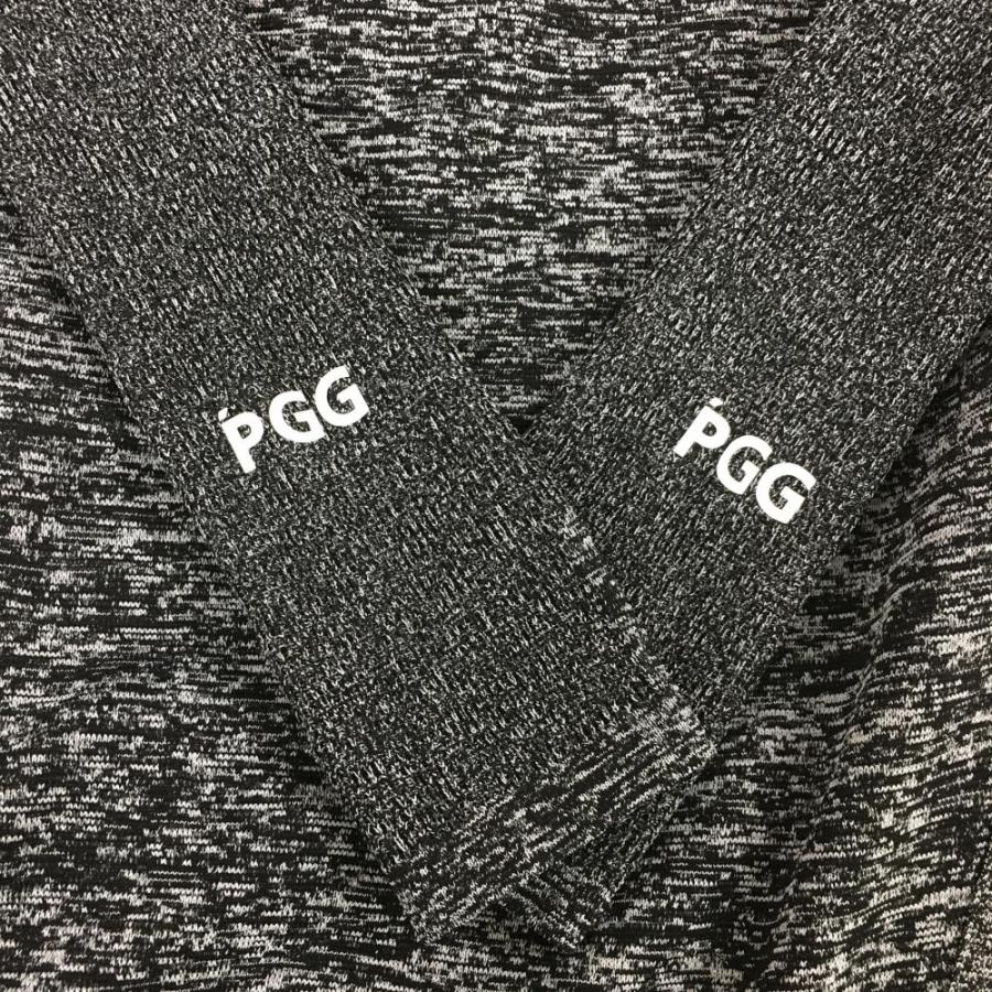 新品】PGGパーリーゲイツ ニットワンピース 杢黒 ハイネック 新品】PGGパーリーゲイツ ニットワンピース 杢黒 ハイネック