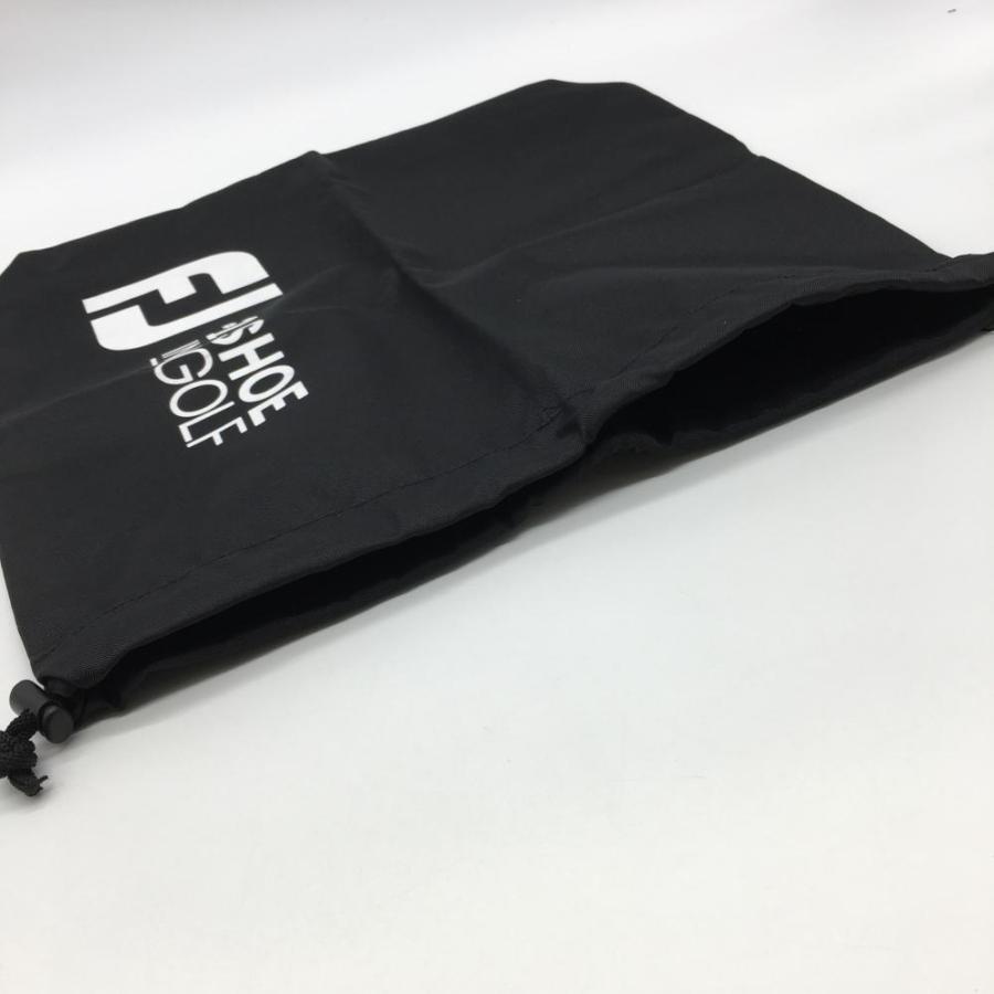 新品】フットジョイ シューズケース 黒 巾着ゴルフ FootJoy／10%OFF