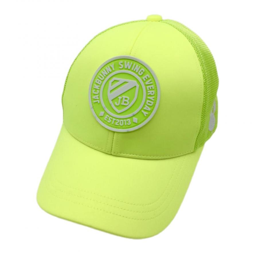 Jack Bunny!!（ジャックバニー） メッシュキャップ 蛍光イエロー 額