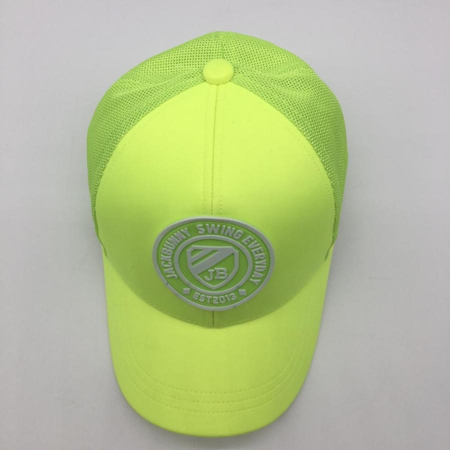 Jack Bunny!!（ジャックバニー） メッシュキャップ 蛍光イエロー 額