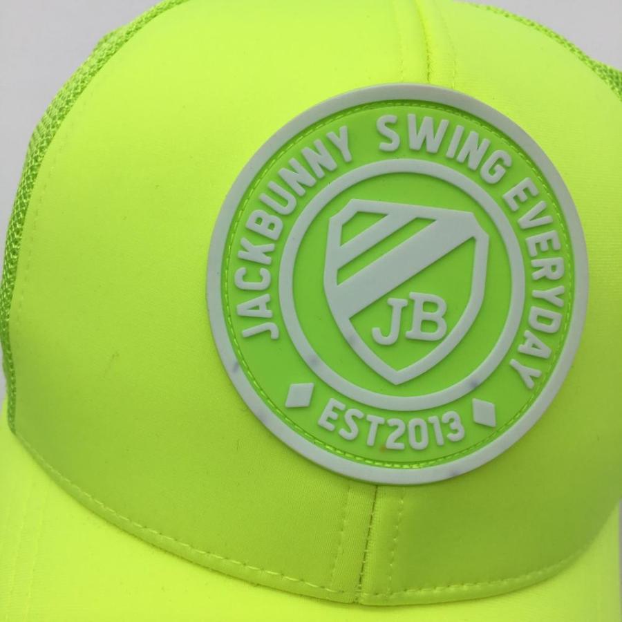 Jack Bunny!!（ジャックバニー） メッシュキャップ 蛍光イエロー 額
