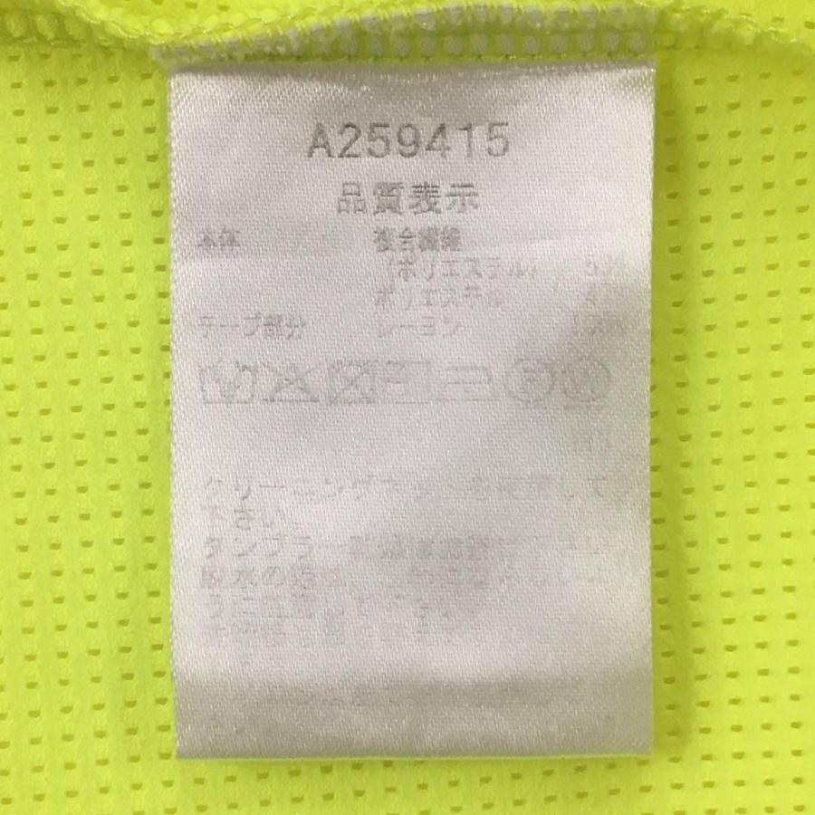 【超美品】アルチビオ 半袖ポロシャツ 蛍光イエロー メッシュ 袖ロゴ  レディース 38(M) ゴルフウェア 2023年モデル archivioの画像