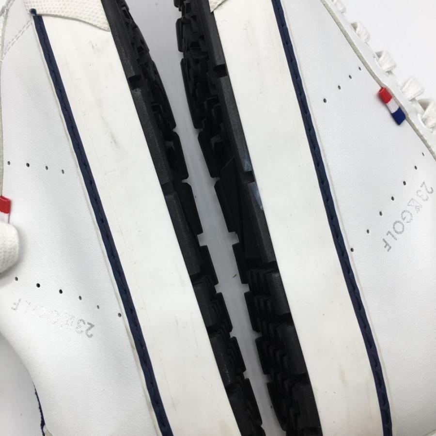 新品】23区ゴルフ ローカットゴルフシューズ 白 SE 1P 1M 0001