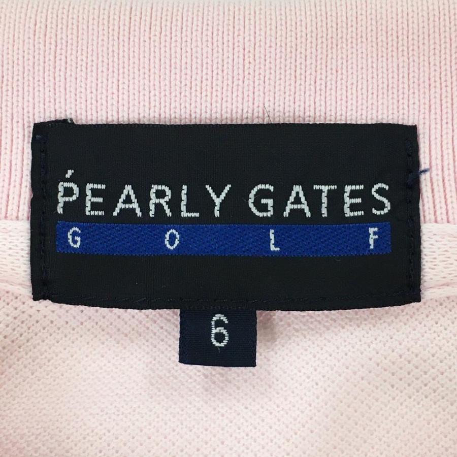 PEARLY GATES（パーリーゲイツ） 半袖ポロシャツ ライトピンク