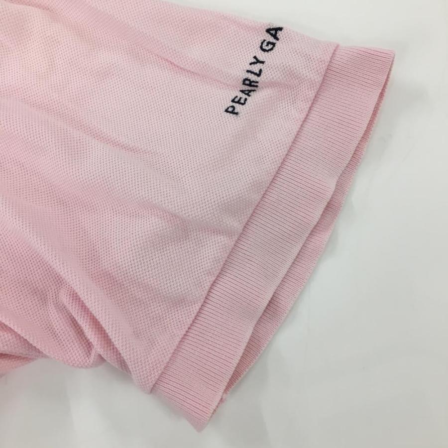 PEARLY GATES（パーリーゲイツ） 半袖ポロシャツ ライトピンク