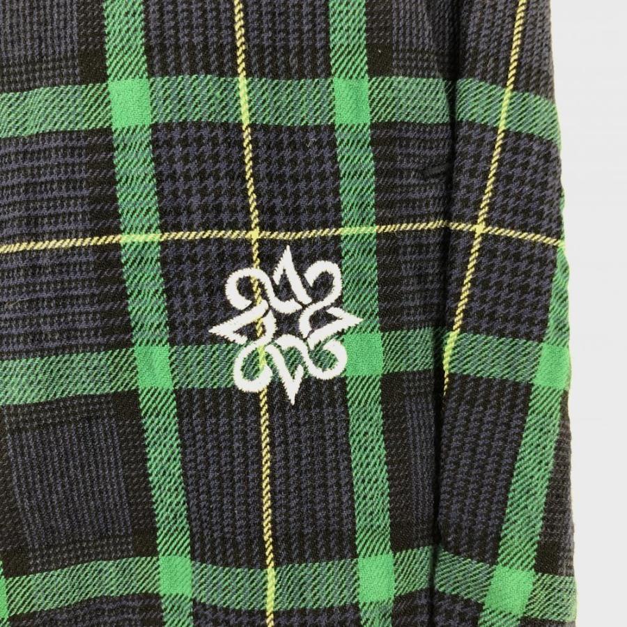 St ANDREWS セントアンドリュース ハーフパンツ ネイビー×グリーン