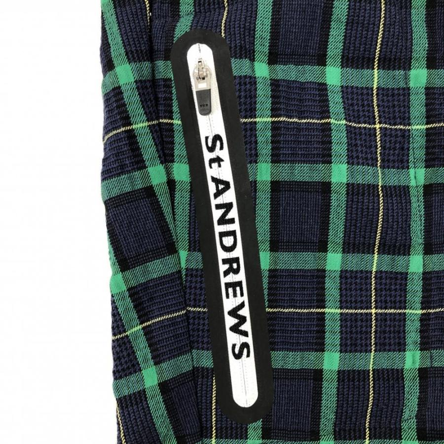 St ANDREWS セントアンドリュース ハーフパンツ ネイビー×グリーン