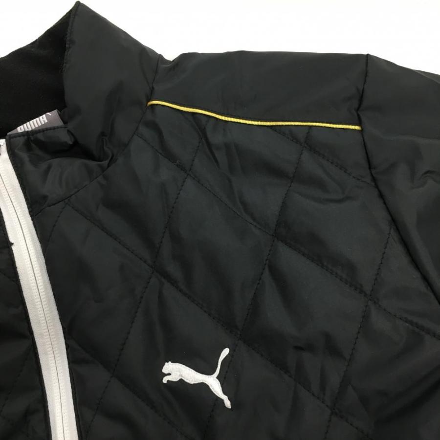 超美品】プーマ 上下セット(中綿ジャケット×パンツ) 黒 前面 超美品】プーマ 上下セット(中綿ジャケット×パンツ) 黒 前面