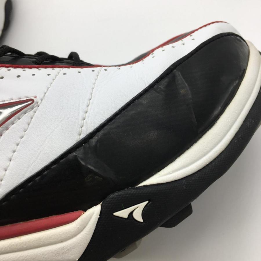 TOURSTAGE ツアーステージ ゴルフシューズ スポーツ レザー 白 黒 美品】ツアーステージ ゴルフシューズ 白×黒 SHV800 替え