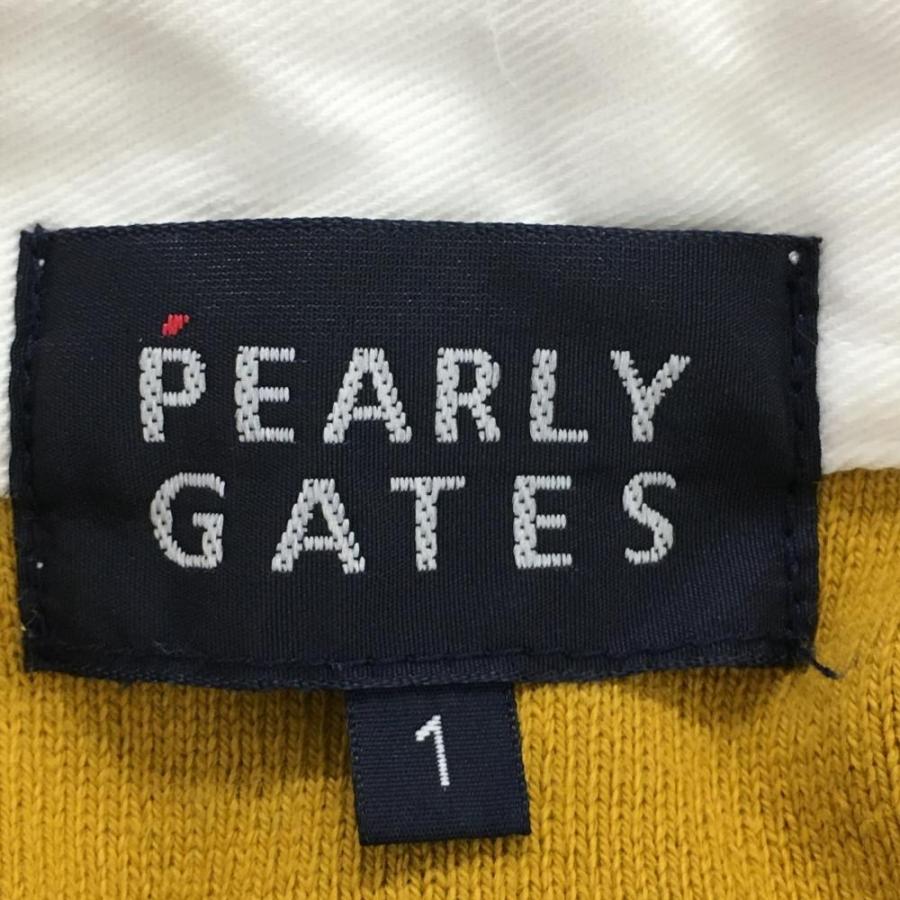 PEARLY GATES パーリーゲイツ 七分袖ワンピース マスタード PEARLY GATES パーリーゲイツ 七分袖ワンピース マスタード