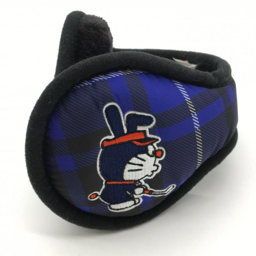 超美品】ジャックバニー×ドラえもん イヤーマフ パープル×黒 耳当て