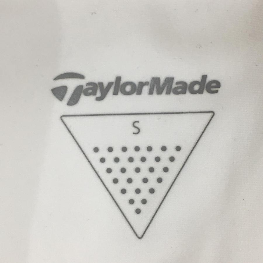 TaylorMade（テーラーメイド） 長袖ポロシャツ 白 スナップボタン 裏微