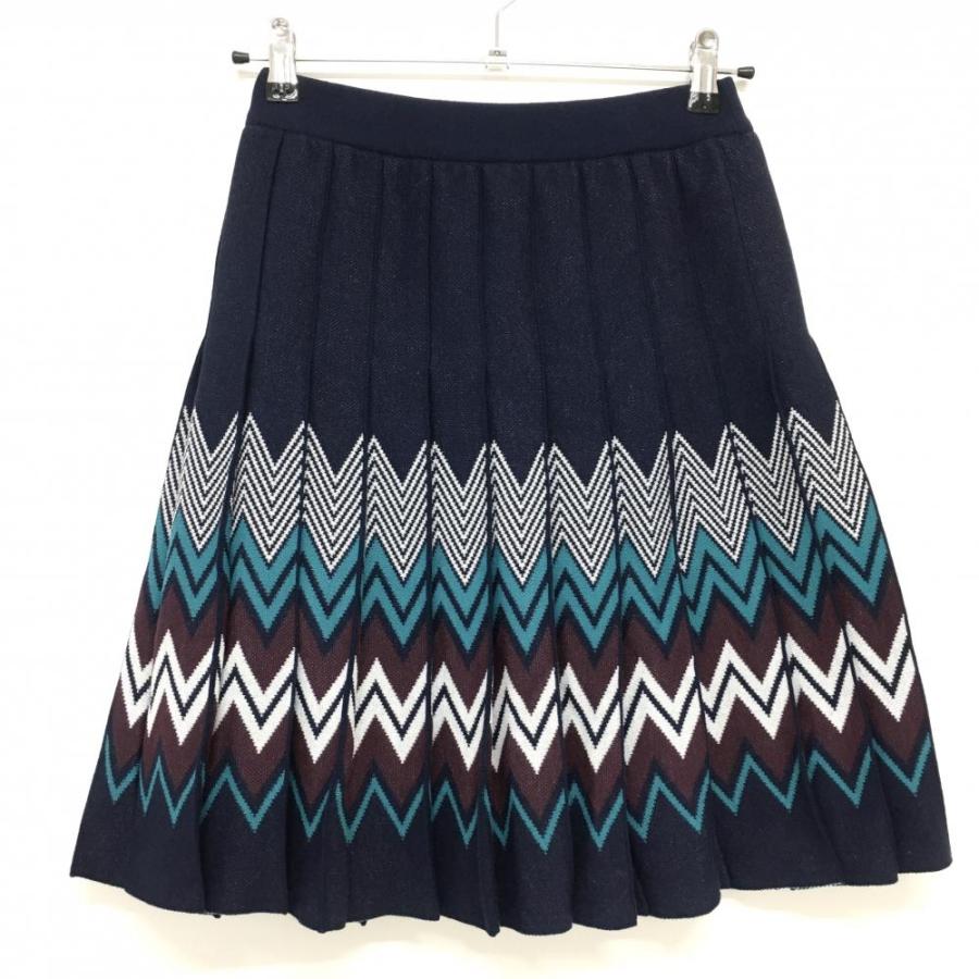 【美品】Master Bunny Edition ネイビー プリーツスカート MASTER BUNNY EDITION（マスターバニーエディション） マスターバニー