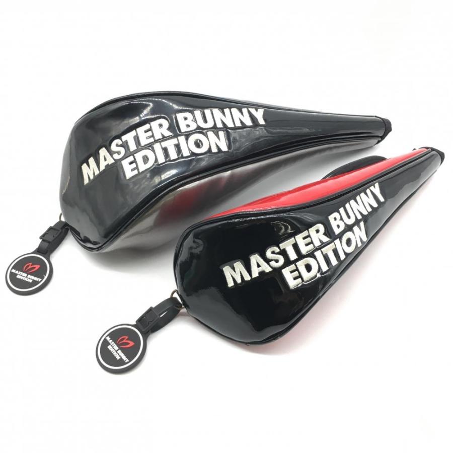 マスターバニー 2点 美品】マスターバニー ヘッドカバー2点セット（DR FW）黒×レッド