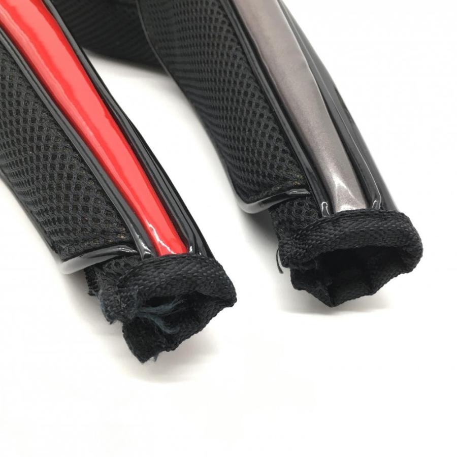 美品】マスターバニー ヘッドカバー2点セット（DR FW）黒×レッド