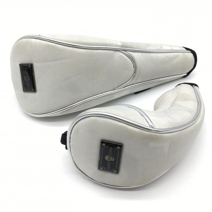 マークアンドロナ ヘッドカバー 2点セット FW UT ライトグレー 迷彩