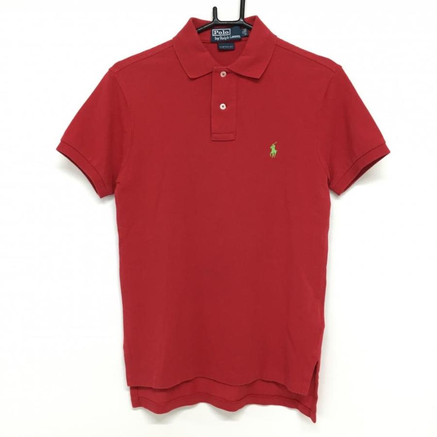 POLO RALPH LAUREN ポロbyラルフローレン 半袖ポロシャツ レッド POLO RALPH LAUREN ポロbyラルフローレン 半袖ポロシャツ レッド