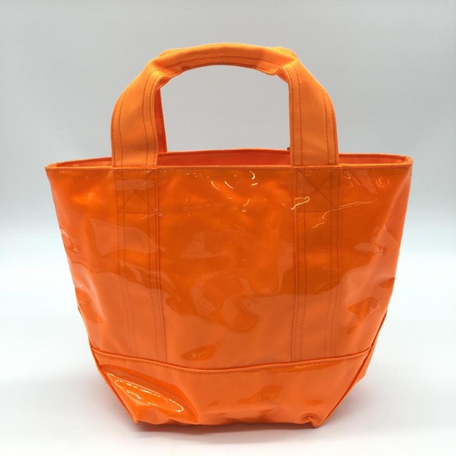 PEARLY GATES パーリーゲイツ カートバッグ オレンジ ビニール