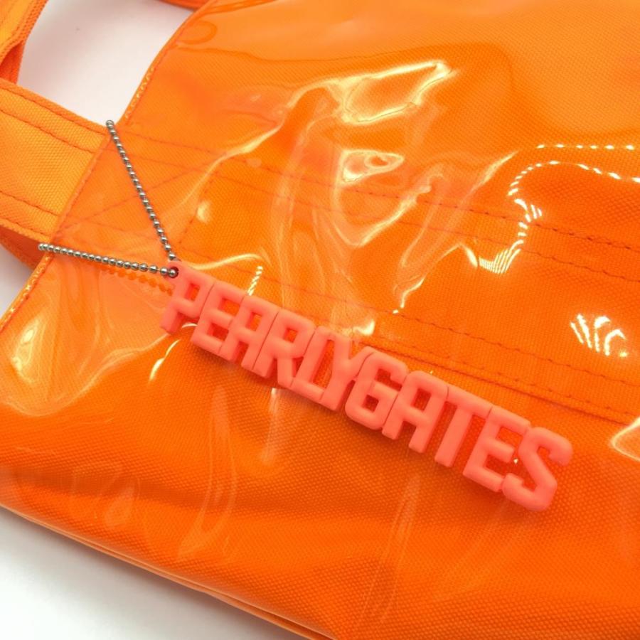 PEARLY GATES（パーリーゲイツ） カートバッグ オレンジ ビニール