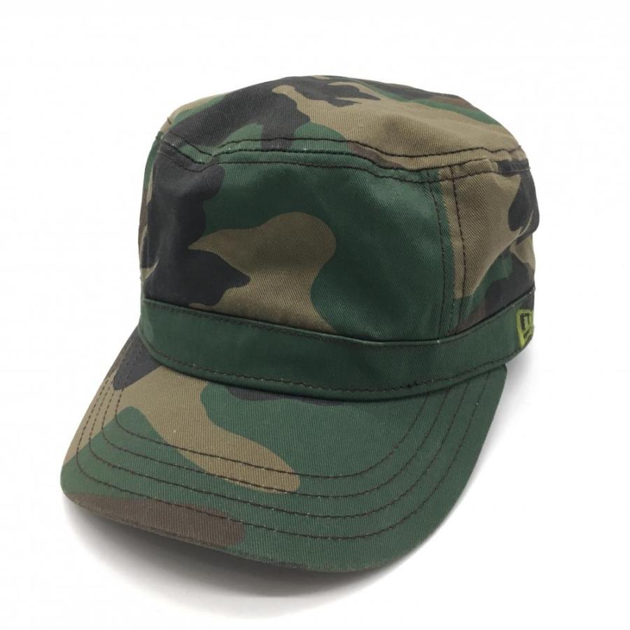 NEW ERA（ニューエラ） ワークキャップ グリーン×ライトブラウン 迷彩