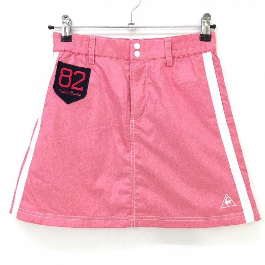 le coq sportif（ルコックスポルティフ） ルコック スカート ピンク×白