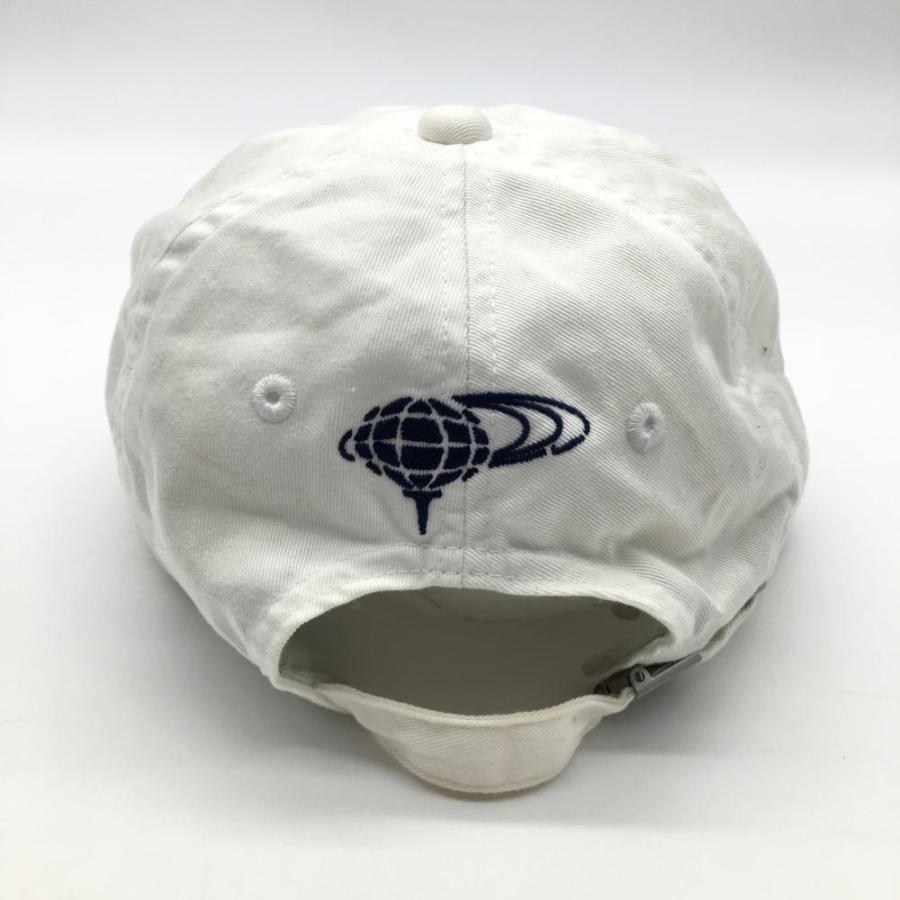 BEAMS（ビームス） ビームスゴルフ キャップ 白×ネイビー ロゴ刺しゅう