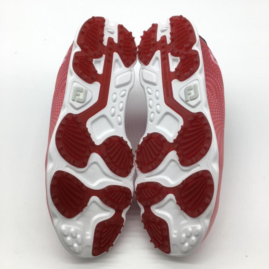 未使用品】フットジョイ ゴルフシューズ レッド×ネイビー 98051J