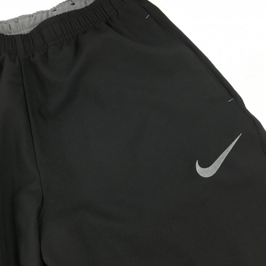 超美品】ナイキ ハーフパンツ 黒 ロゴグレー DRI-FIT メンズ LGG