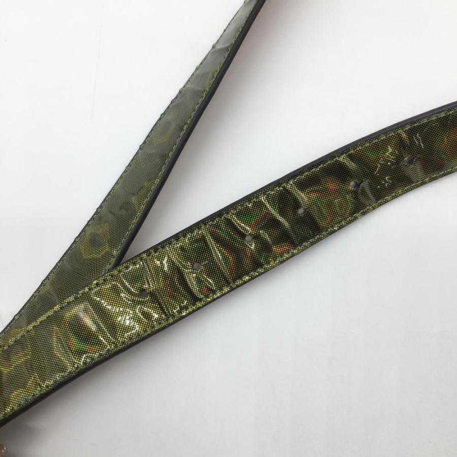 超美品】バーディーハント トップ式ベルト イエロー ホログラム スカル