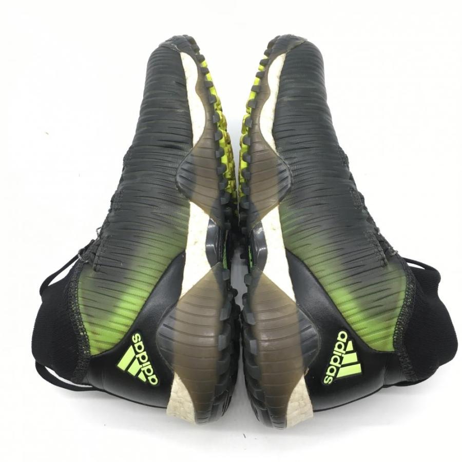 adidas（アディダス） ゴルフシューズ 黒×ライトグリーン 791001 BOOST スパイクレス BOA ボア メンズ 25.5 ゴルフ ...
