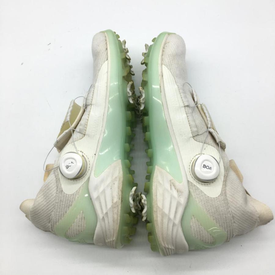 アディダス ゴルフシューズ 白×ライトブルー 791001 BOOST BOA ボア メンズ 25.5 ゴルフウェア adidas／20 ...