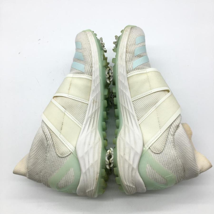 アディダス ゴルフシューズ 白×ライトブルー 791001 BOOST BOA ボア メンズ 25.5 ゴルフウェア adidas／20 ...
