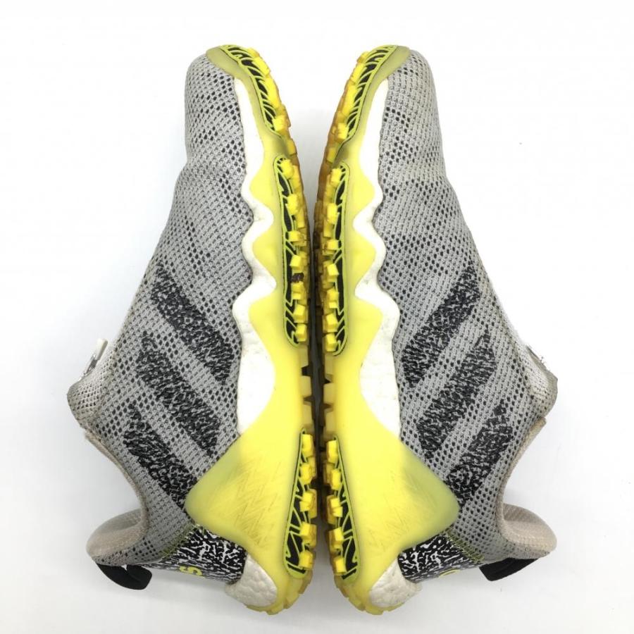 adidas ゴルフシューズ Boost グレー/イエロー adidas ゴルフシューズ Boost グレー/イエロー