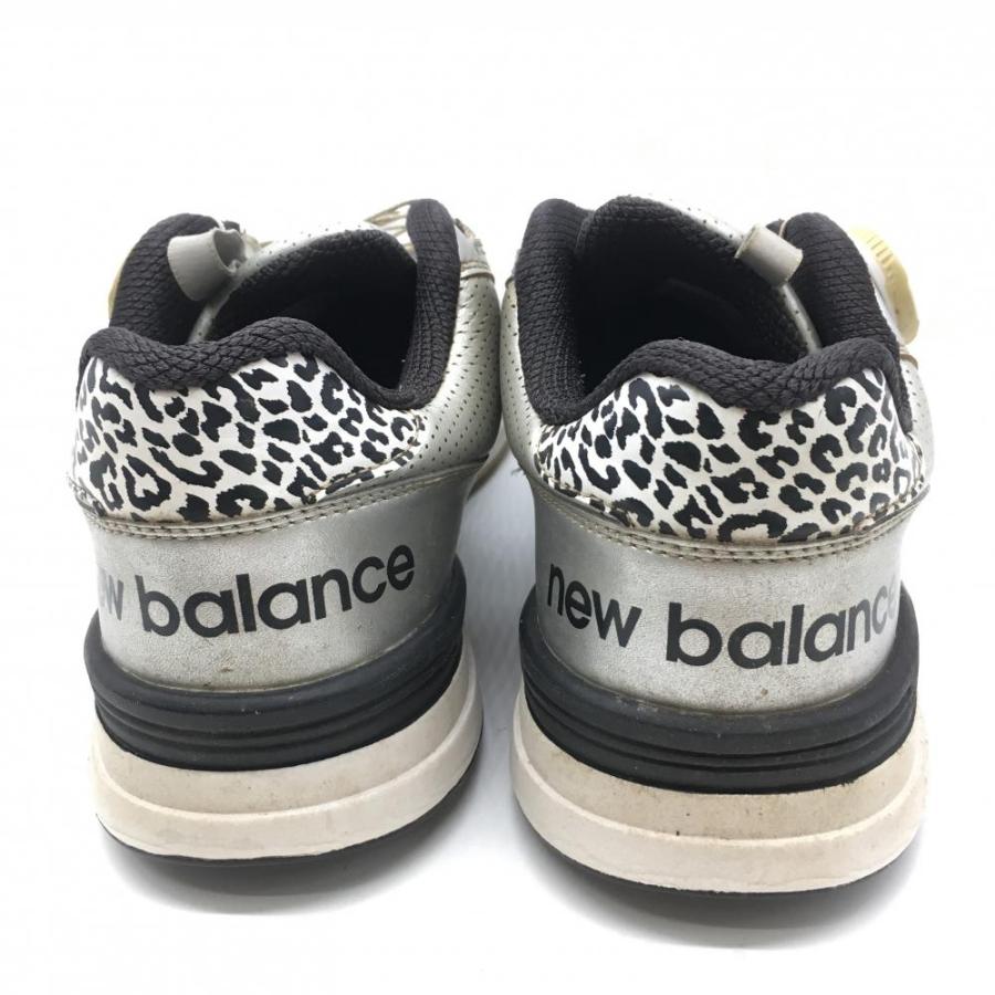 New Balance（ニューバランス） ゴルフシューズ シルバー×黒 一部
