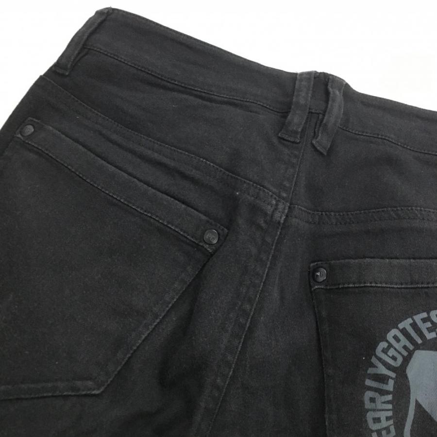 PEARLY GATES（パーリーゲイツ） パンツ 黒 ティ装着可 ストレッチ