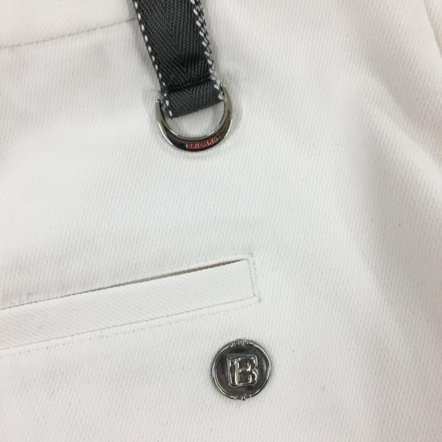 超美品】ブリーフィング パンツ アイボリー シンプル ストレッチ