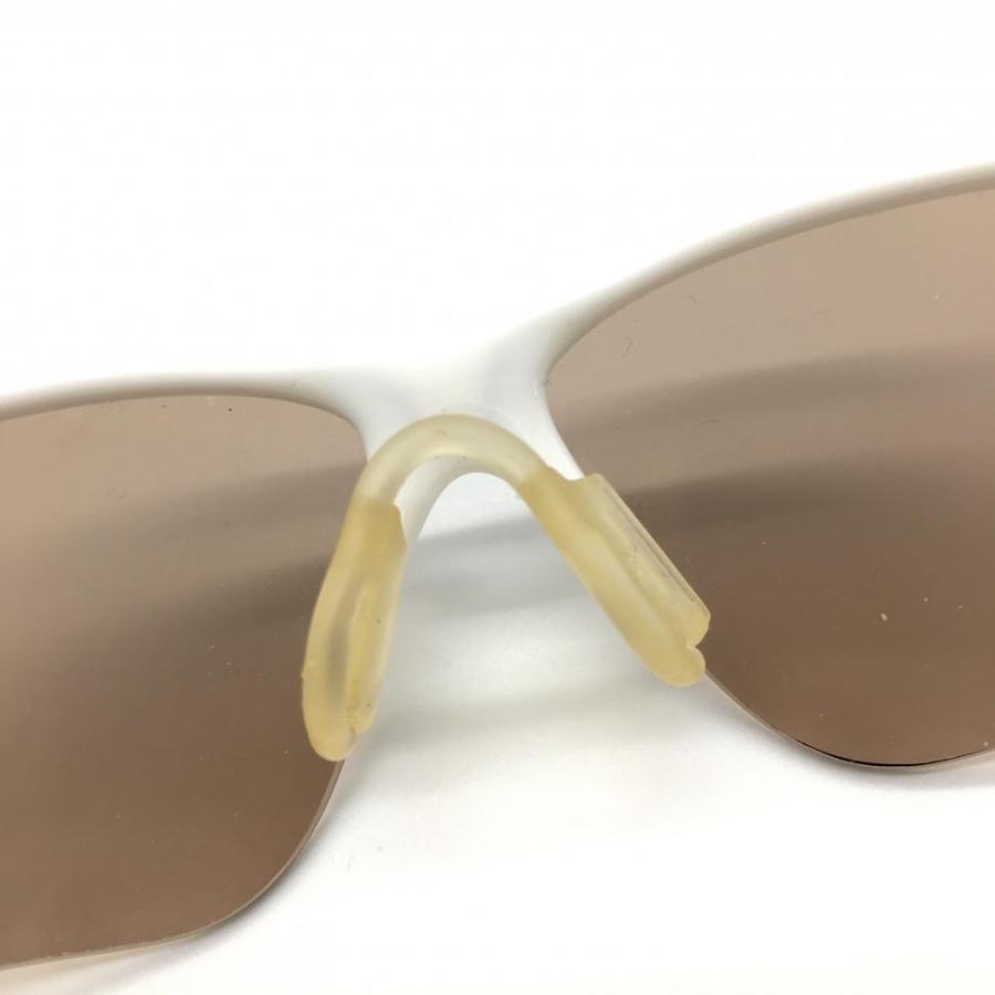 美品】アディダス スポーツサングラス 白 a164 01 6057 ゴルフ