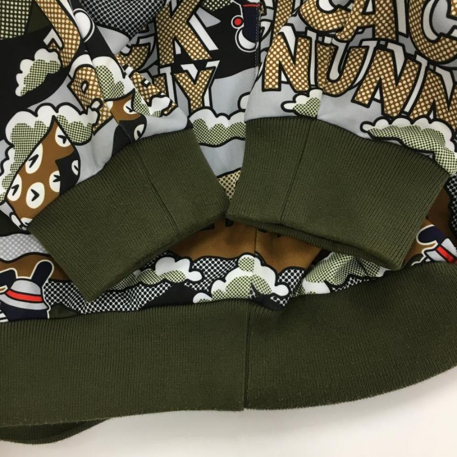 美品】ジャックバニー×ドラえもん ジップパーカー カーキ×ブラウン