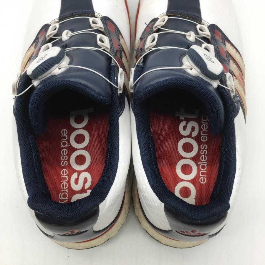 アディダス ゴルフシューズ 白×ネイビー EVN791001 BOA メンズ