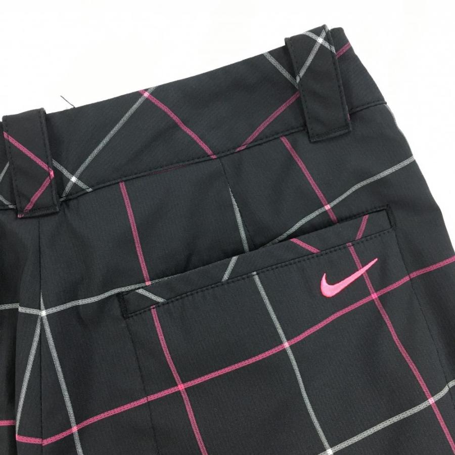 NIKE ナイキ パンツ 黒×ピンク 格子柄 総柄 レディース 0 ゴルフ NIKE ナイキ パンツ 黒×ピンク 格子柄 総柄 レディース 0 ゴルフ