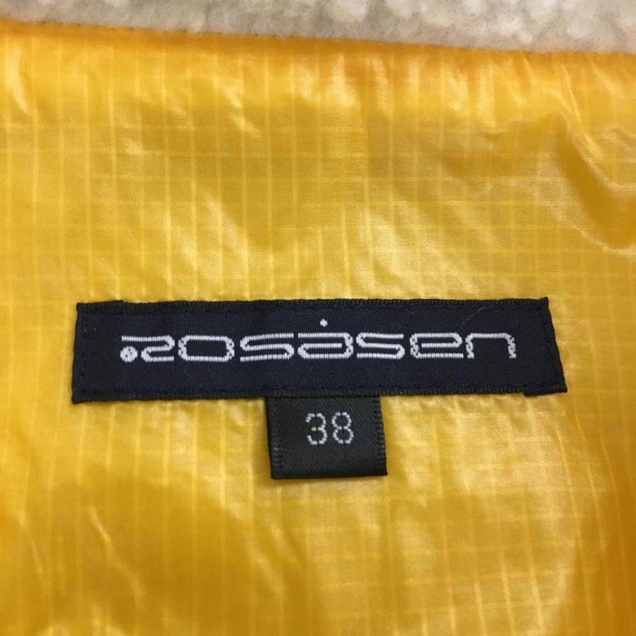 超美品】ロサーセン 異素材ワンピース 白×カーキ ボアベスト 中綿