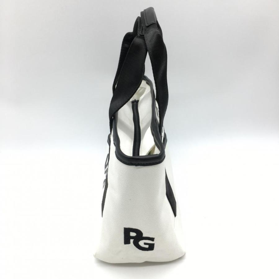 【超美品‼︎】PEARLY GATES カートバック　ショルダーバッグ 超美品】パーリーゲイツ カートバッグ 白×黒 ロゴショルダーゴルフ