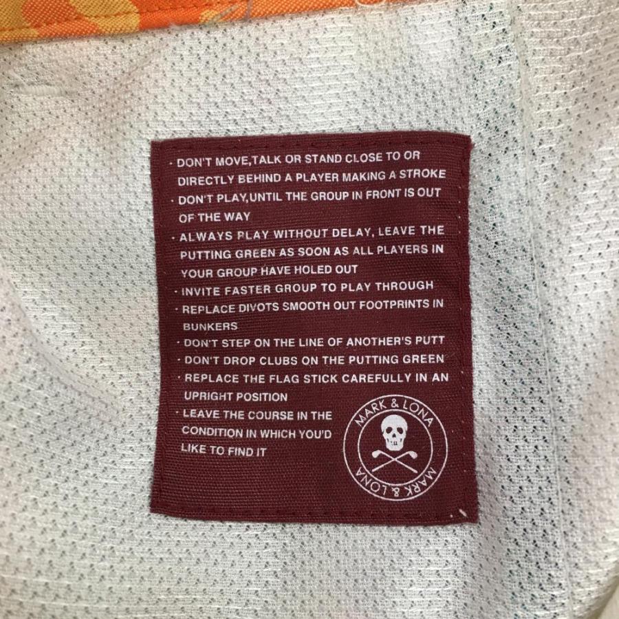 【美品】マークアンドロナ　春夏用パンツ MARK&LONA マークアンドロナパンツメンズゴルフロングパンツ